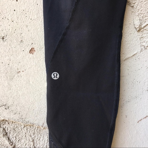 Lululemon Inspire Tight II Mesh Black Size 6 - Picture 9 of 15